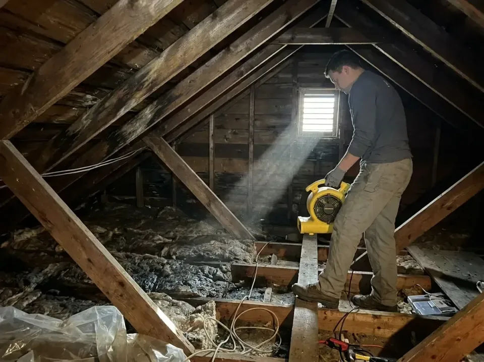 attic-water-damage-drying-proc-007 — frequently asked questions, Emergency Water Extraction & 24/7 Flood Response in Gladewa…